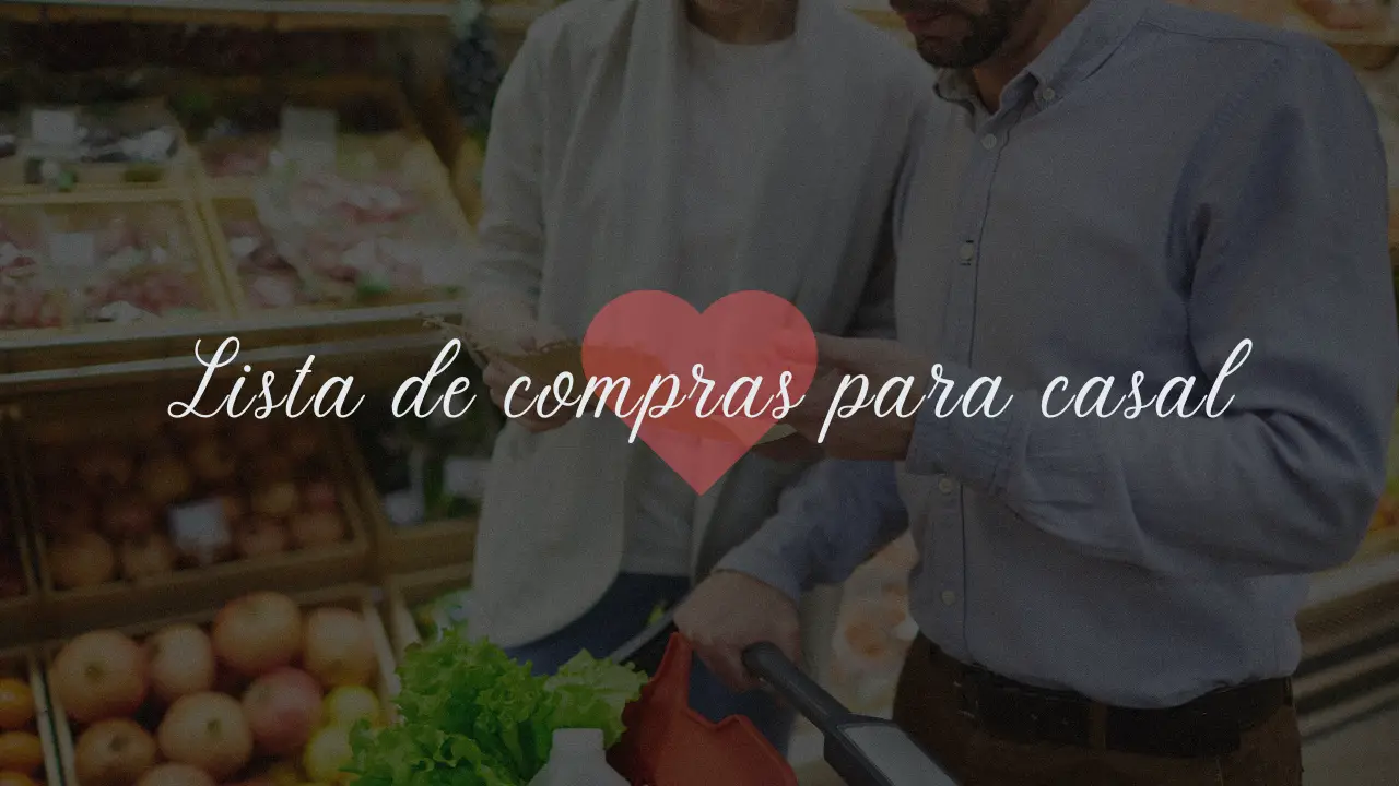 Lista de compras para casal