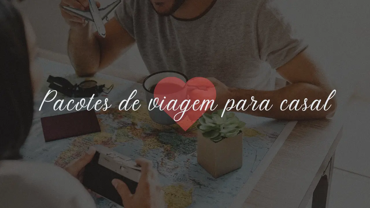 Pacote de viagem para casal